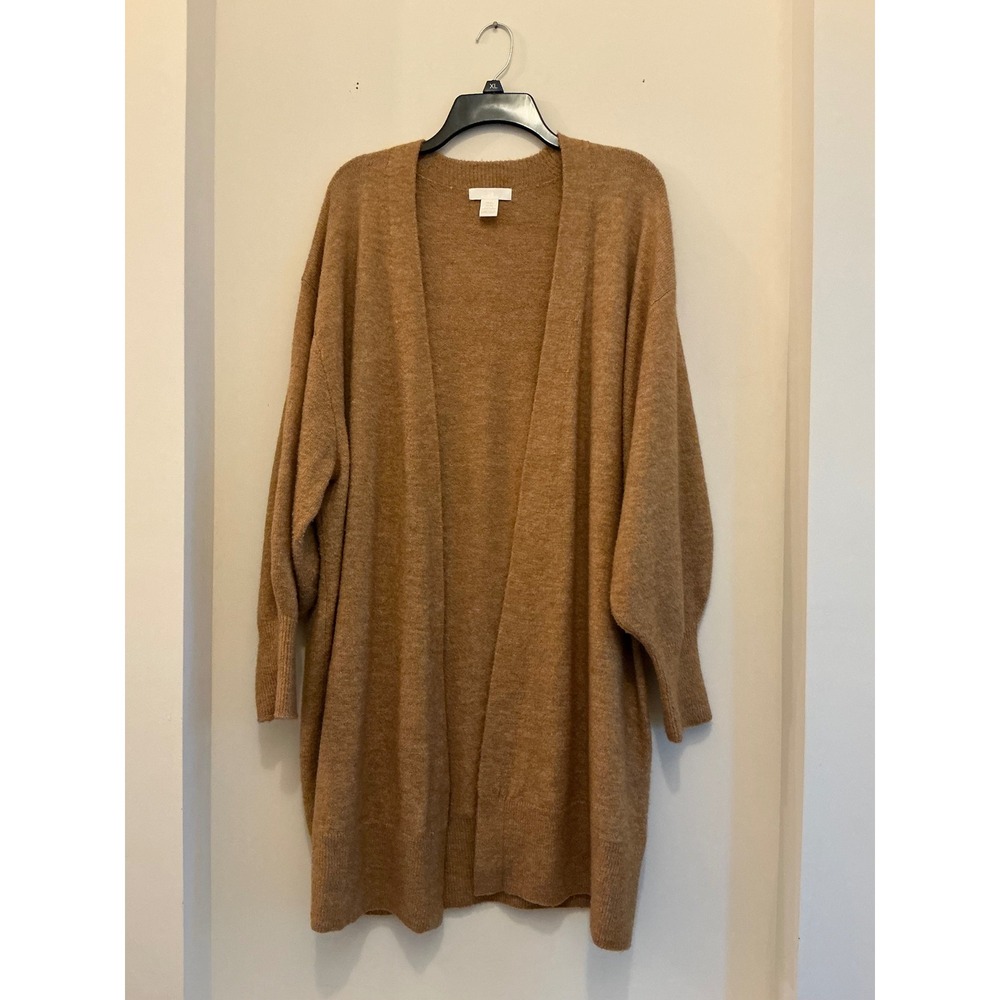 H&M brown duster cardigan XL